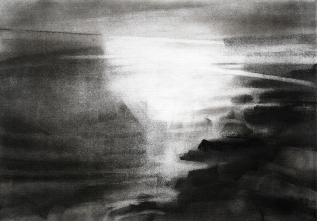 Emily Nelligan,&amp;nbsp;7 Oct 08, 2008, charcoal on paper, 7 1/4 x 10 1/2 inches