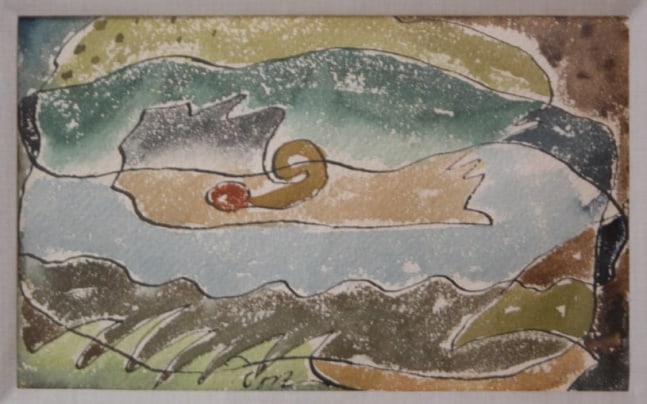 What Harbor?, 1939, watercolor and ink on paper, 5 1/2 x 8 7/8 inches