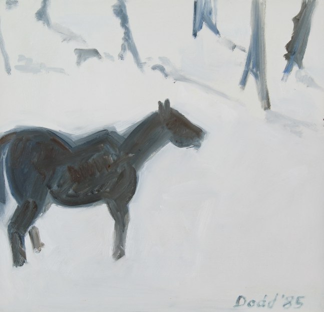 Winter Vision, 1985, oil on Masonite, 9 7/8 x 10 1/4 inches