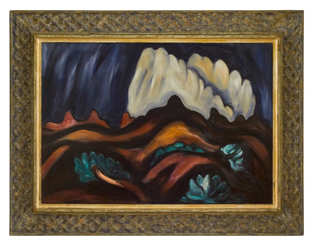 Marsden Hartley, New Mexico Recollection &amp;mdash; Storm, 1923, oil on canvas, 29 x 41 1/2 inches