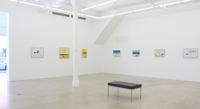 Edith Schloss: Blue Italian Skies Above Installation View