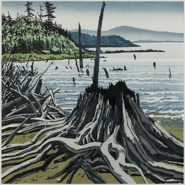 Neil Welliver - Selected Works - Exhibitions - Alexandre Gallery