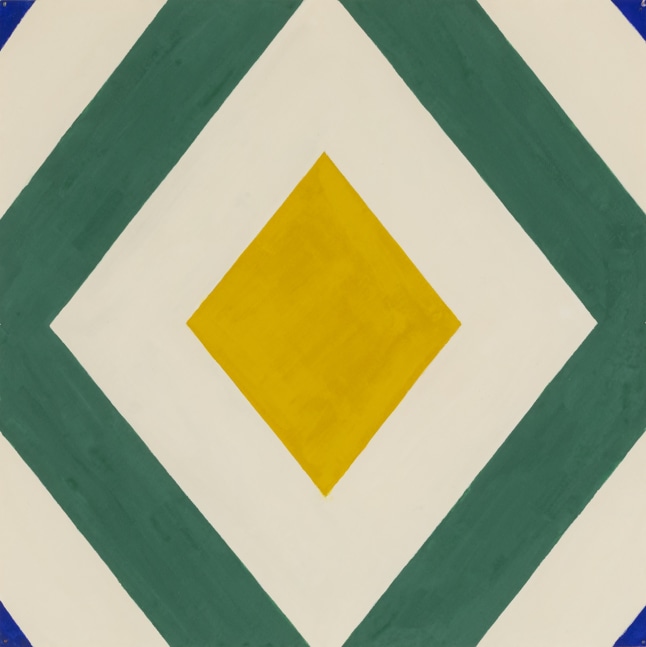 Sharp Haze, 2010, gouache on paper, 11 7/8 x 11 7/8 inches