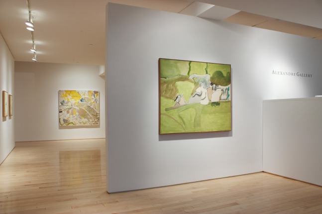 Photograph showing a view of an exhibition space