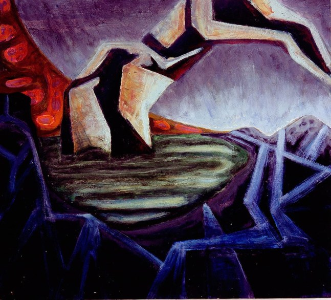 Gregory Amenoff,&amp;nbsp;Tarn,&amp;nbsp;2006, oil on panel, 38 x 42 inches