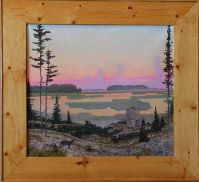 Tom Uttech,&amp;nbsp;Gakiiwe, 2007, oil on canvas, 26 3/4 x 29 inches