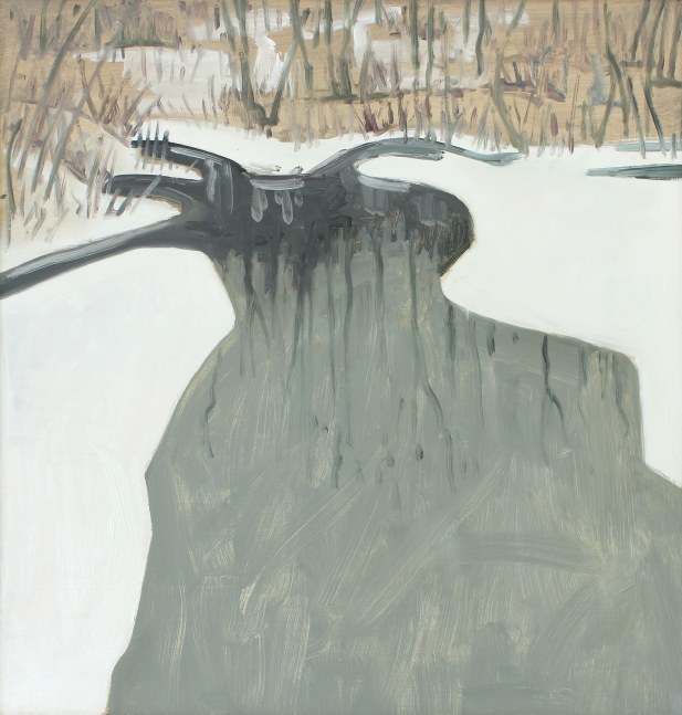 Winter Shape, 1994, oil on Masonite, 15 1/2 x 15 inches