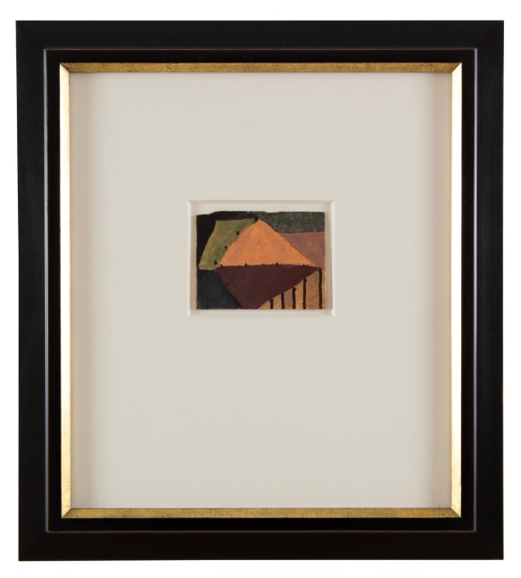 Arthur Dove, Untitled, c. 1942, gouache on card, 3 x 4 inches