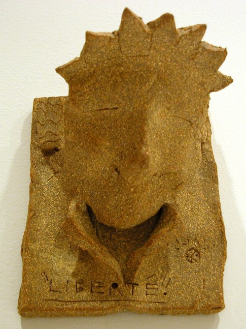 Liberte, 2008, terracotta, 6 1/4 x 4 1/4 x 5 1/2 inches