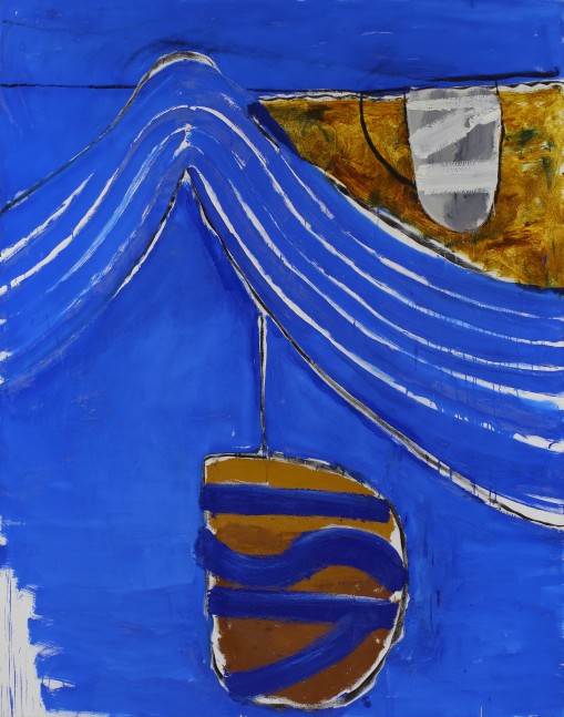 Catch II, 2022, oil on canvas, 84 x 66 inches