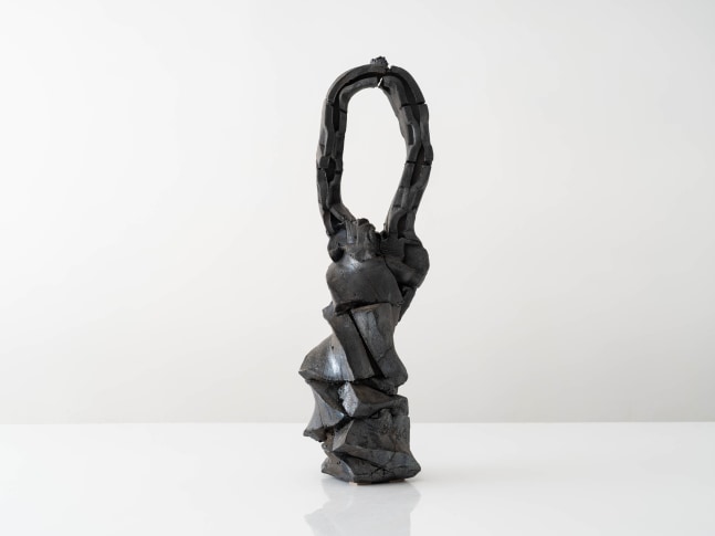 SHOZO MICHIKAWA
Volcano Usu Sculptural Form, 2023
Stoneware
23.5" H x 6.75" Dia.