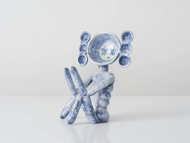 EUN-HA PAEK
Figure with Seven Bowls, 2025
Handbuilt and 3D printed glazed stoneware
11.5" H x 10" W x 7" D