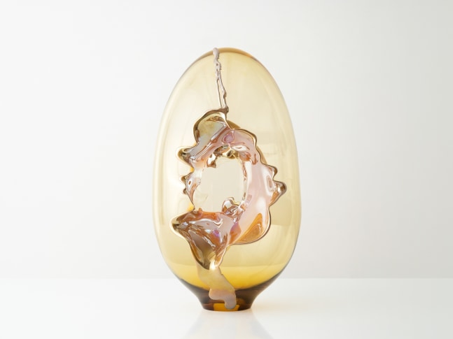 BJ&amp;Oslash;RN FRIBORG

Implosion, 2023

Hand-blown glass

29.75&amp;quot; H x 14.5&amp;quot; Dia