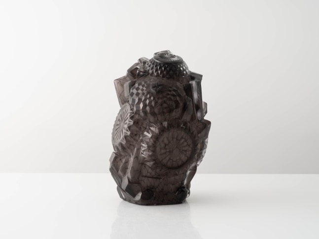 STINE BIDSTRUP
Architectural Glass Fantasies no. 37, 2019
Mold blown glass with digitally printed interior
14.5" H x 9.5" Dia.