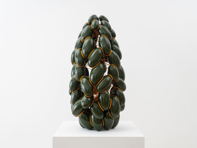 STEEN IPSEN
Ellipse 8, 2023
Glazed earthenware, PVC
28.75" H x 15" Dia.