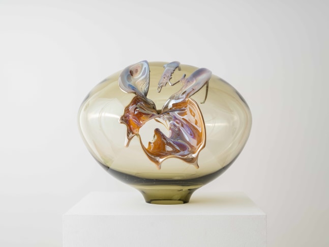 BJ&amp;Oslash;RN FRIBORG

Implosion, 2023

Hand-blown glass

16&amp;quot; Dia. x 20&amp;quot; D