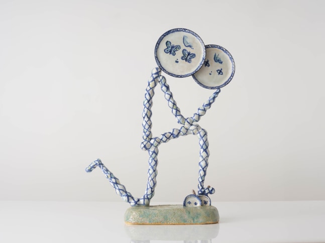 EUN-HA PAEK
Serveware Alter Kneeling, 2025
Glazed stoneware
29" H x 22" W x 6.5" D