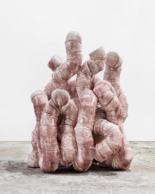 MARTIN BODILSEN KAHLDAHL
Talk - Spatial Drawing #86, 2023
Glazed earthenware
32" H x 24.5" W x 19" D