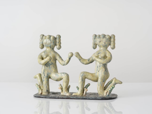 EUN-HA PAEK
Mongmong Kneeling Figures Stone, 2024
Glazed stoneware
10" H x 14.5" W x 5.75" D