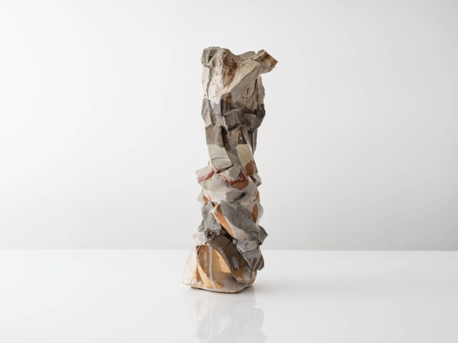 SHOZO MICHIKAWA
Shino Sculptural Form, 2023
Glazed stoneware
22.75" H x 8" Dia.