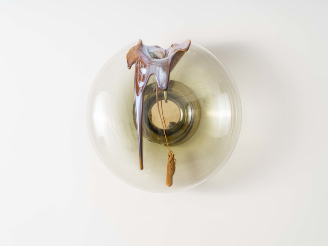 BJ&amp;Oslash;RN FRIBORG

Implosion, 2023

Hand-blown glass

8&amp;quot; D x 18&amp;rdquo; Dia