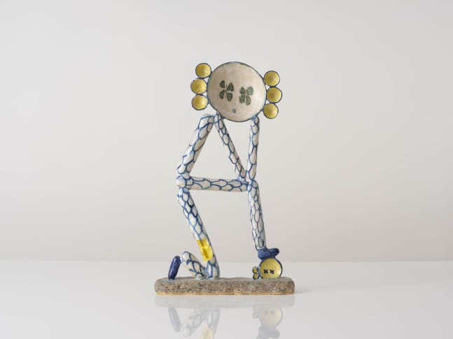 EUN-HA PAEK
Broken Champ, 2023
Glazed stoneware
19" H x 12" W x 3" D