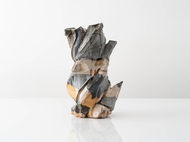 SHOZO MICHIKAWA
Shino Sculptural Form, 2023
Glazed stoneware
16.75" H x 10.25" W x 8.5" D