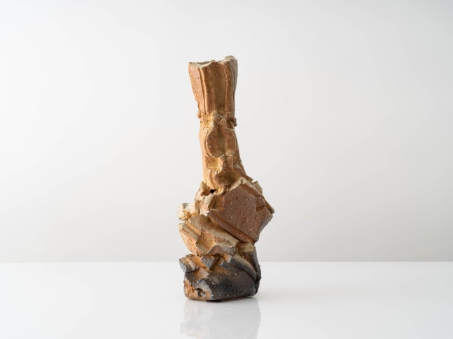SHOZO MICHIKAWA
Natural Ash Sculptural Form, 2022
Stoneware, anagama firing
20.75" H x 9" W x 7.5" D