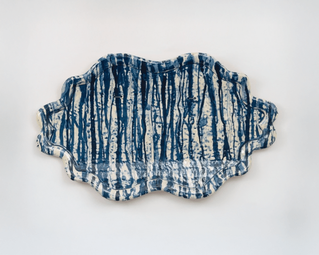 MARIT TINGLEFF
Blue Wall Sculpture (from Faience Series), 2024
Glazed earthenware, hand-built
33&amp;quot; H x 43.5&amp;quot; W x 3.25&amp;quot; D