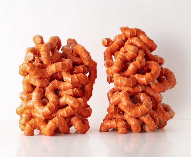 Orange Accumulation - Spatial Drawing #62