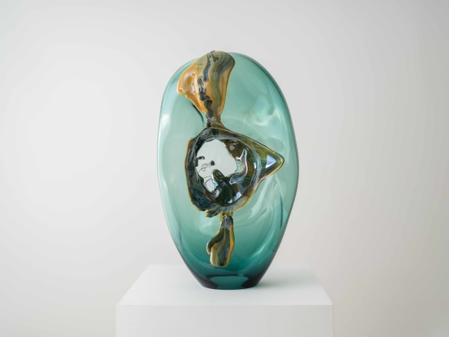 BJ&amp;Oslash;RN FRIBORG

Implosion, 2023

Hand-blown glass

25&amp;quot; H x 14.5&amp;quot; W x 6&amp;quot; D