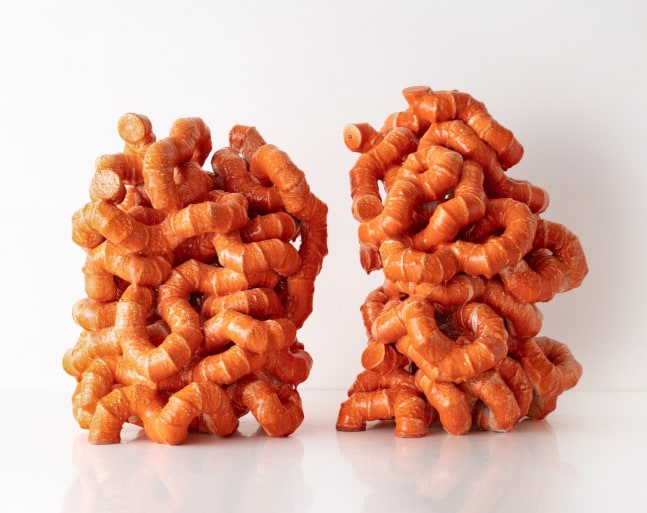 Orange Accumulation - Spatial Drawing #62