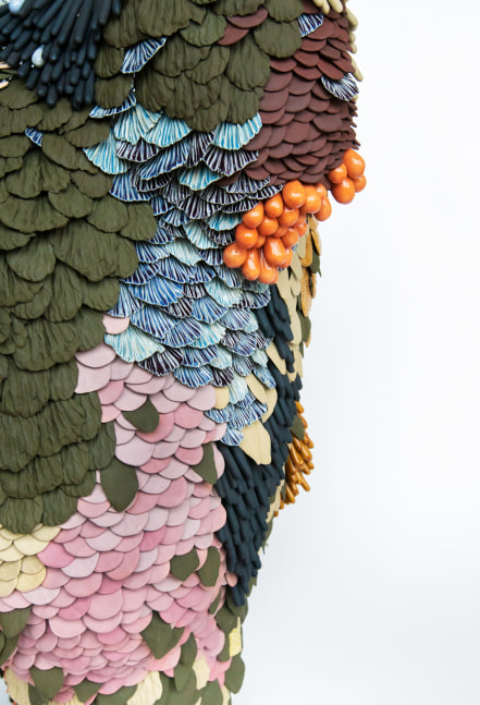 MARIANNE HUOTARI&amp;nbsp;
Kes&amp;auml;y&amp;ouml;n Keidas (Summer Night&amp;#39;s Oasis),&amp;nbsp;2020
Glazed stoneware, hand-sewn
55&amp;quot; H x 25.5&amp;quot; Dia.