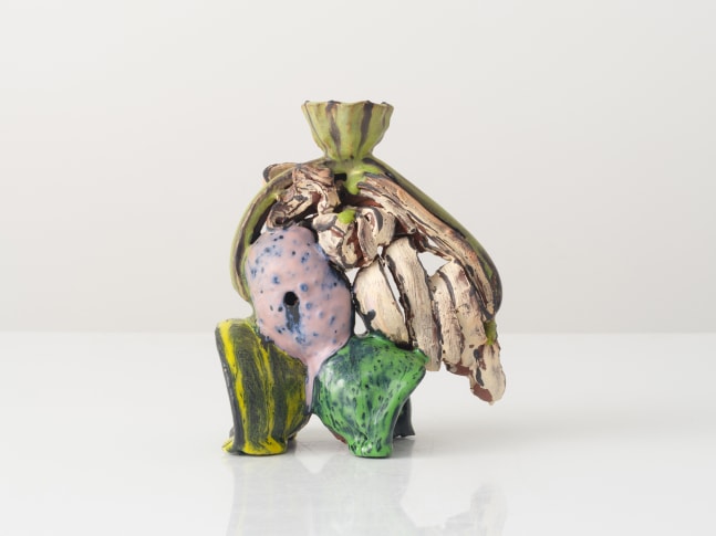 GRAHAM MARKS
Candelabra, 2024
Glazed stoneware, thrown, coiled, and pinched
8" H x 7" W x 4" D