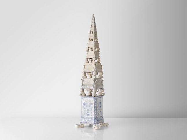 EUN-HA PAEK
Poodle Tower of Babble, 2018
Glazed stoneware
53.75" H x 13.5" W x 13.5" D