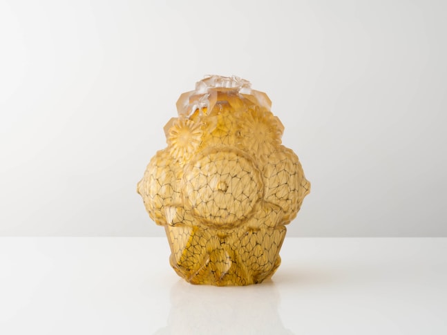 STINE BIDSTRUP
Architectural Glass Fantasies no. 38, 2019
Mold blown glass with digitally printed interior
13.75" H x 11.5" Dia.