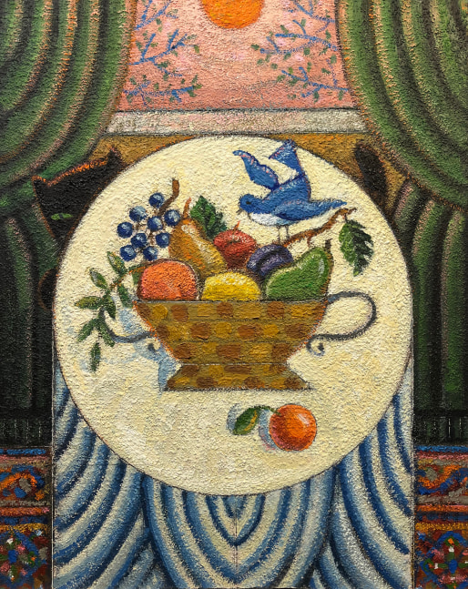 Richard Lillash-Still Life with Bird