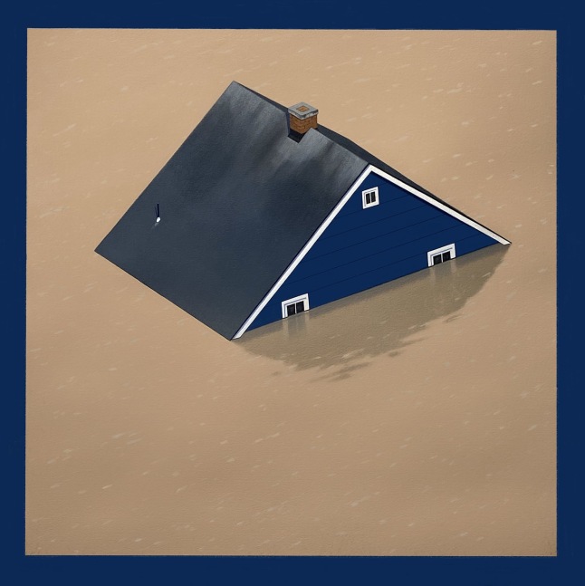 Blue House in Square 2
