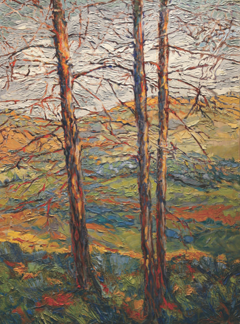 Janet Grissom Three Trees Over the Hill