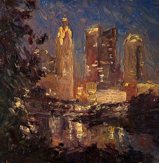 Columbus at Dusk