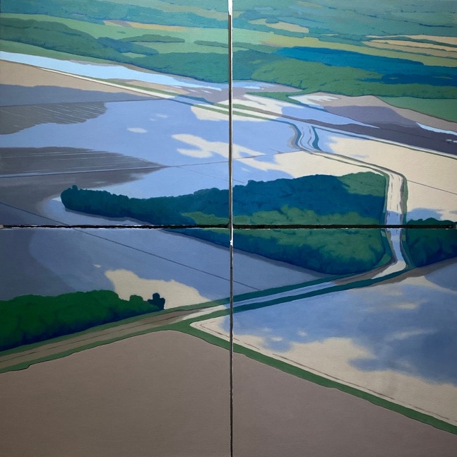 Flooded Landscape in Fours