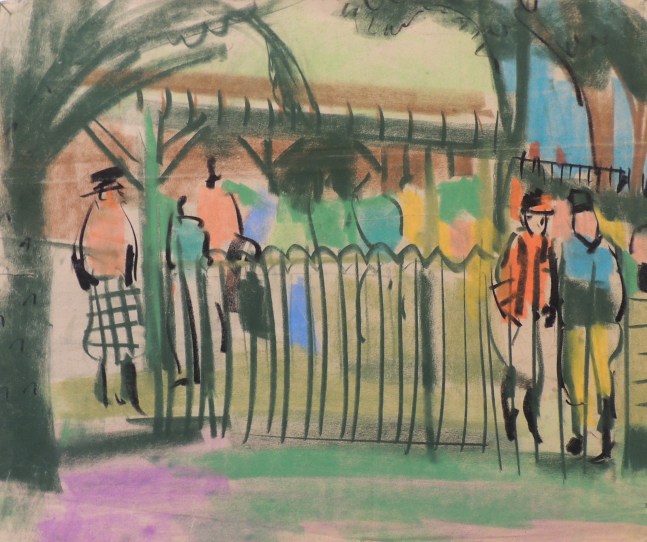 Robert King (American,1915-2011) Jockeys