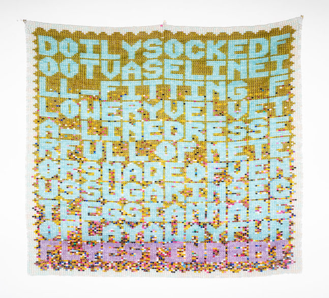 Doily-socked dollar out of fifteen cent