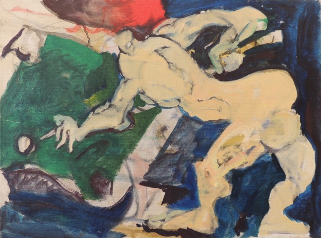 Figure Playing Pool