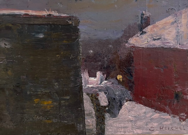 January, Cleveland,View from the 2nd Story Window