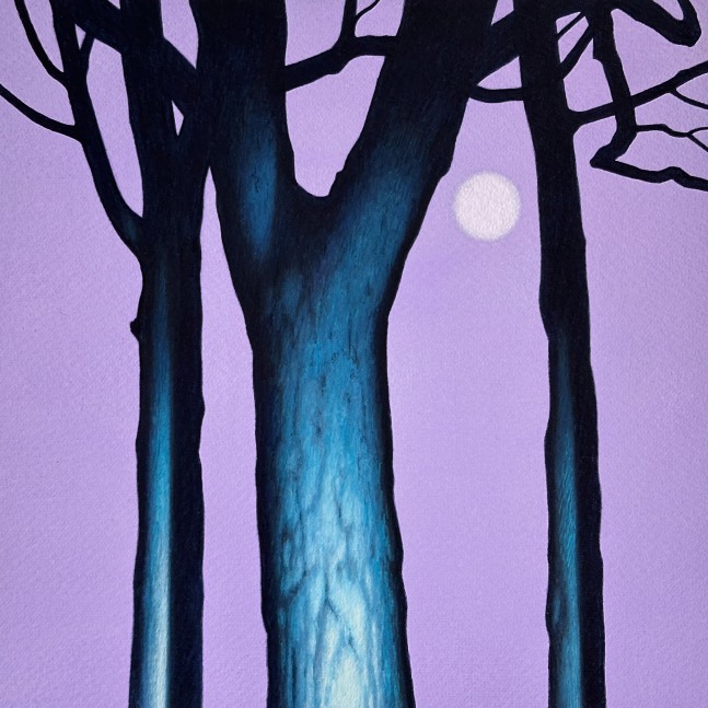 Trio with Lavender Evening Sky