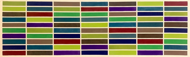 Untitled, 2009

acrylic on canvas

25 1/2&amp;quot; x 81 1/2&amp;quot;