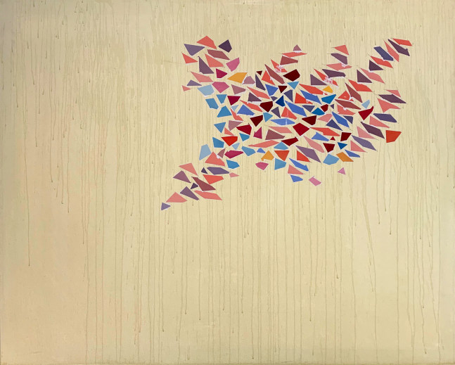 Colors on Pale Yellow, 1975

oil and acrylic on canvas

48&amp;quot; x 62&amp;quot;