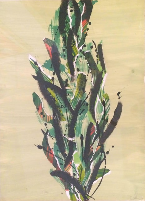 Cypress Green, 2001

acrylic on paper

49&amp;quot; x 37&amp;quot;