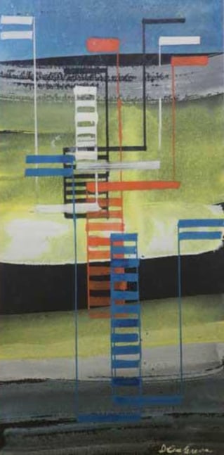 Irene Rice Pereira (1902-1971)

Untitled, 1952

gouache on paper

12&amp;quot; x 6&amp;quot;
